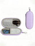 Minimalist Solid Color Oval Shape Sunglasses Case MK2BLC6S13HSY77-图片未处理