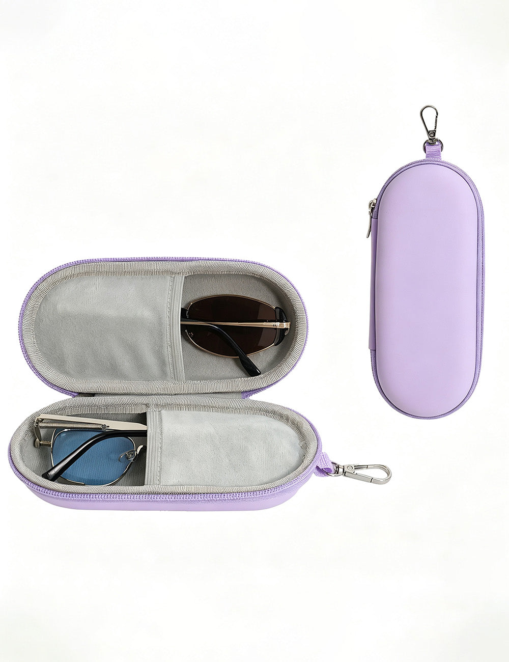 Minimalist Solid Color Oval Shape Sunglasses Case MK2BLC6S13HSY77-图片未处理