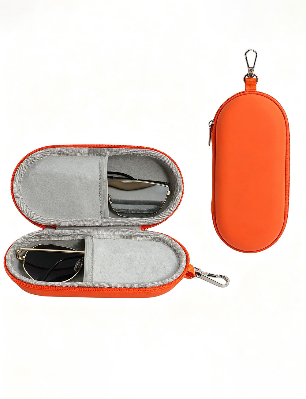 Minimalist Solid Color Oval Shape Sunglasses Case MK2BLC6S13HSY77-图片未处理