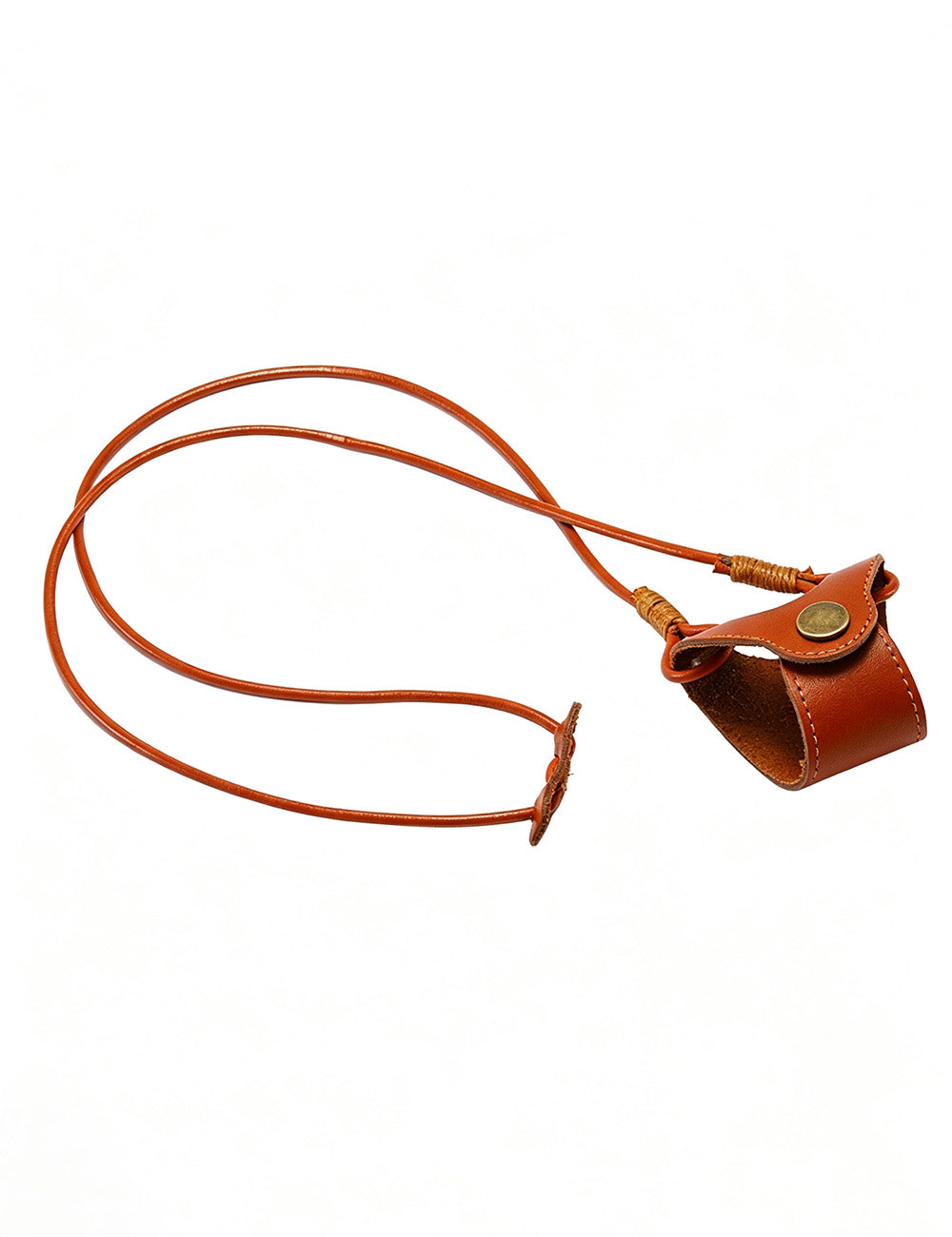 Vintage Snap Button Leather Lightweight Sunglasses Case MK2BLC6S13HSY63