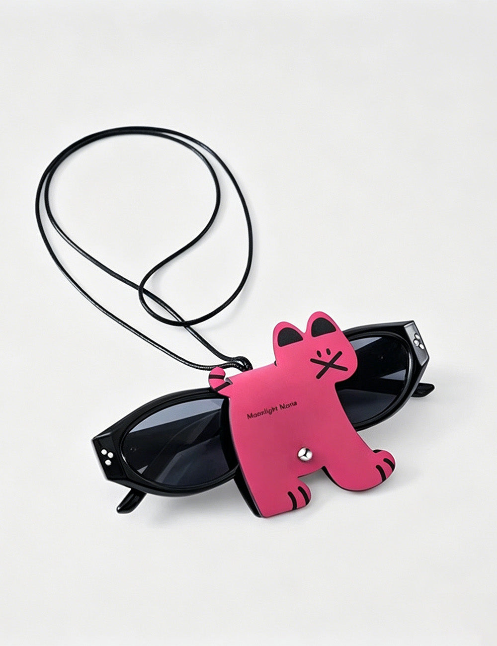 Cute Cat Shape Lanyard Anti‑Lost Sunglasses Case MK2BLC6S13HSY80