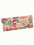 Stylish Floral Corduroy Flip Over Sunglasses Case MK2BLC6S13HSY66