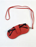 Vintage Litchi Grain PU Neck Lanyard Sunglasses Case MK2BLC6S13HSY83