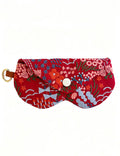 Stylish Floral Embroidery Envelope Style Sunglasses Case MK2BLC6S13HSY75