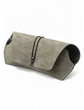 Vintage Suede Bead Drawstring Portable Sunglasses Case MK2BLC6S13HSY76