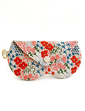 Stylish Floral Embroidery Envelope Style Sunglasses Case MK2BLC6S13HSY75