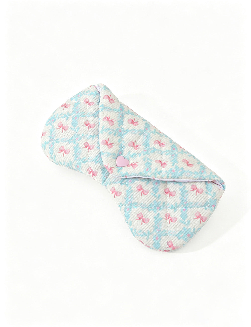 Quilted Shell Floral Print Sunglasses Case MK2BLC6S13HSY67