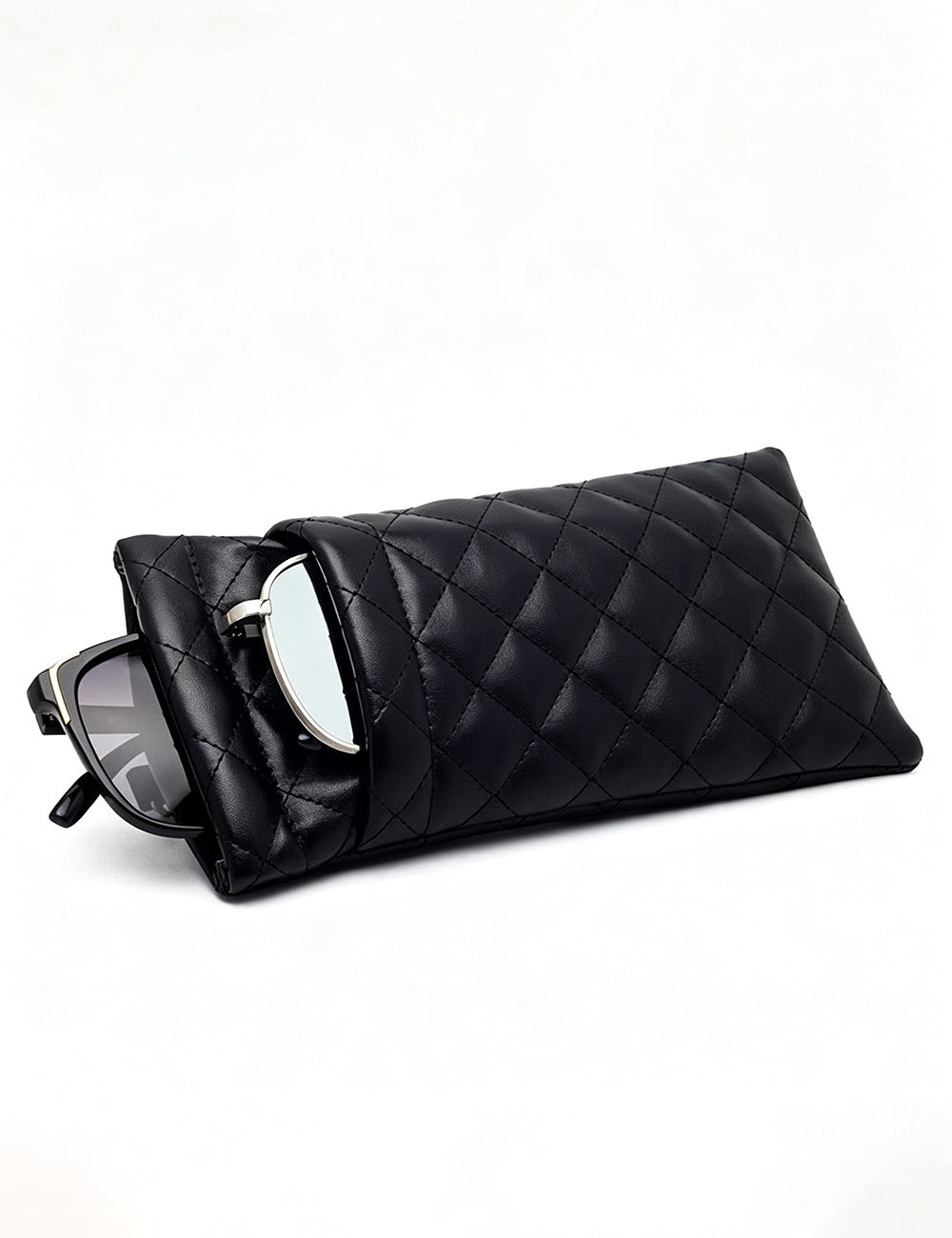 Minimalist Double Layer Leather Sunglasses Case MK2BLC6S13HSY65