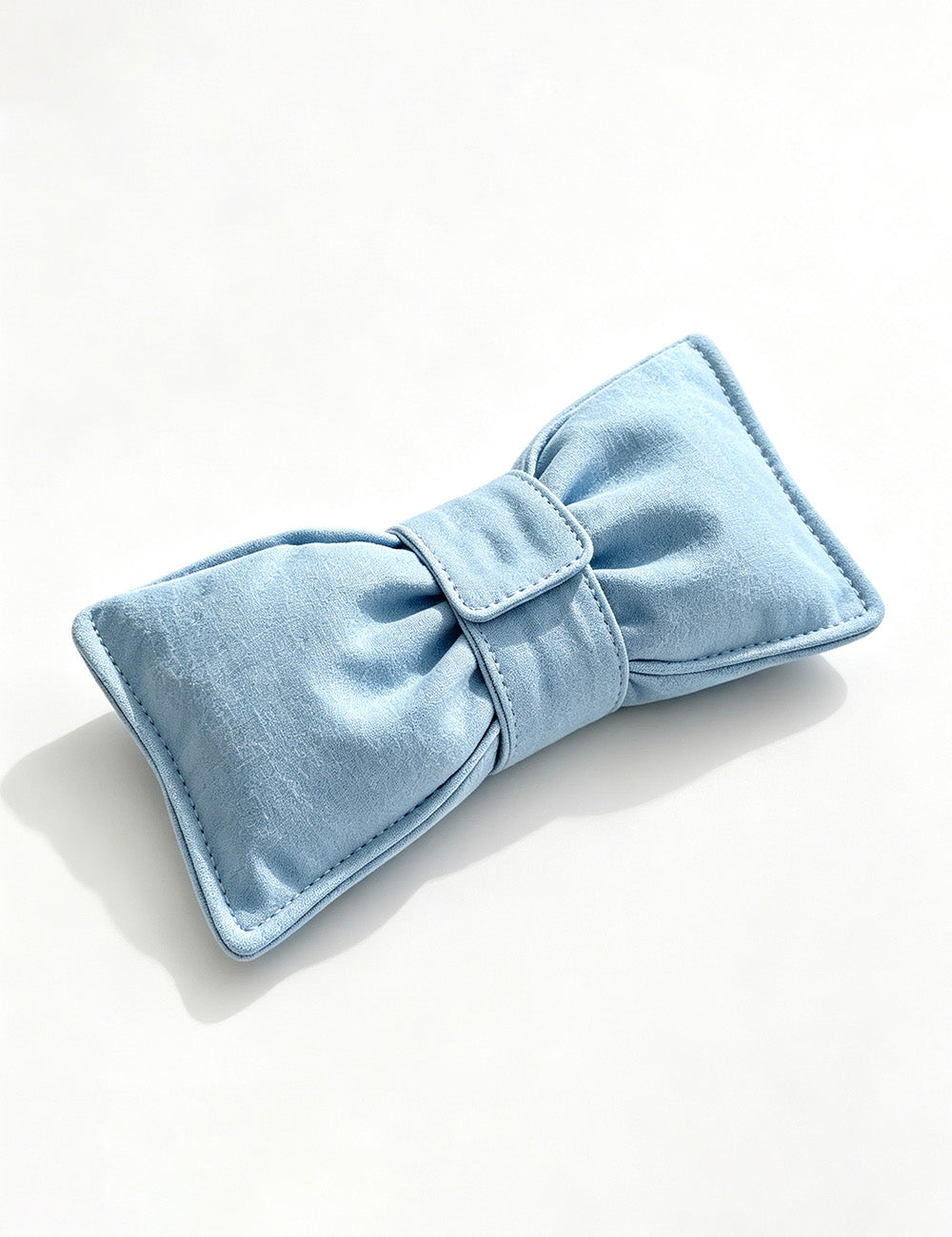 Solid Color Bowknot Portable Sunglasses Case MK2BLC6S13HSY70