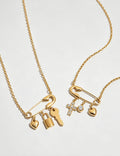 Trendy Cubic Zirconia Paperclip Chain Necklace 6W6JNC425