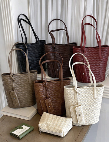 Fashion Woven Large Capacity Bucket - DippedShop Wholesale - #3059