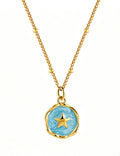 Simple Enamel Irregular Pendant Choker Necklace 6W6JNC398L
