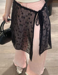 Floral Lace Wrap Skirt - DippedShop Wholesale - #1667