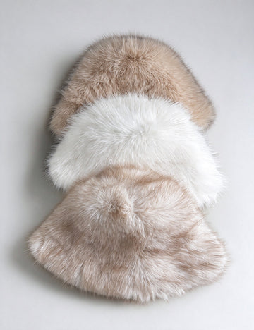 Faux Fur Bucket Hat - DippedShop Wholesale - #0611