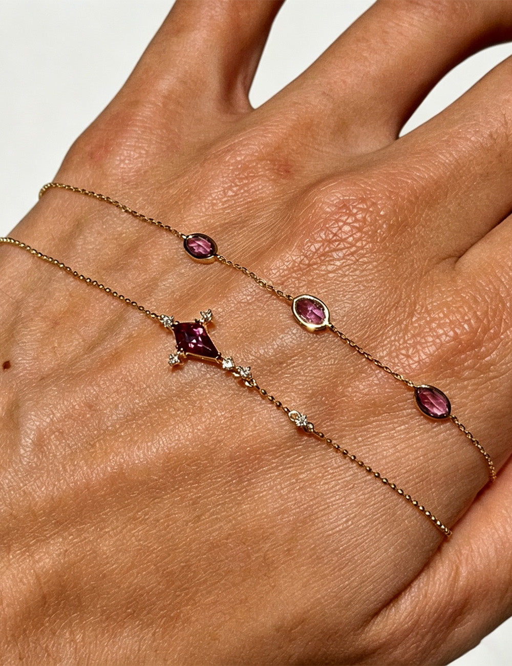 Gold Plated Cubic Zirconia Chain - DippedShop Wholesale - #3251
