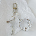 Chic Metal Earphone Microphone Pendant Keychain 6W10BBC391