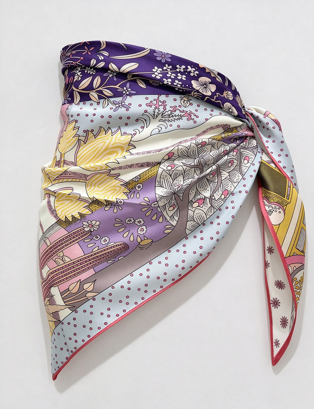 Trendy Floral Print Versatile Tie Waist Hip Scarf 6W6NSC235