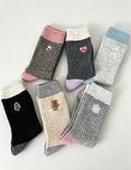 Cute Cartoon Pattern Thicken Warm Crew Socks 6W8FSO542