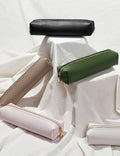Solid Color Large Capacity Zipper Pencil Pouch 6S10BOB1058
