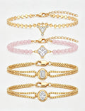 Fashion Double Layer Rhinestone Snake Chain Beacelet 6W6JBR527