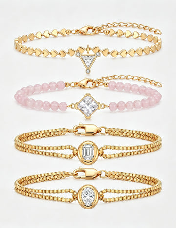 Fashion Double Layer Rhinestone Snake Chain Beacelet 6W6JBR527