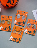 Ghost Rhinestone Stud Earrings - DippedShop Wholesale - #9091