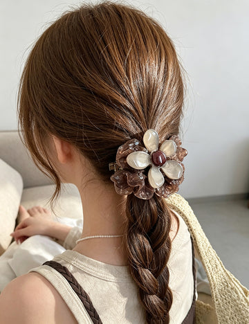 Sweet 3D Floral High Elastic Scrunchies 6W6HSR502