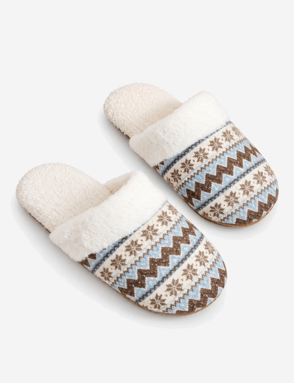 Winter Fluffy Plush Warm Non-Slip House Slippers 6W8FSP236