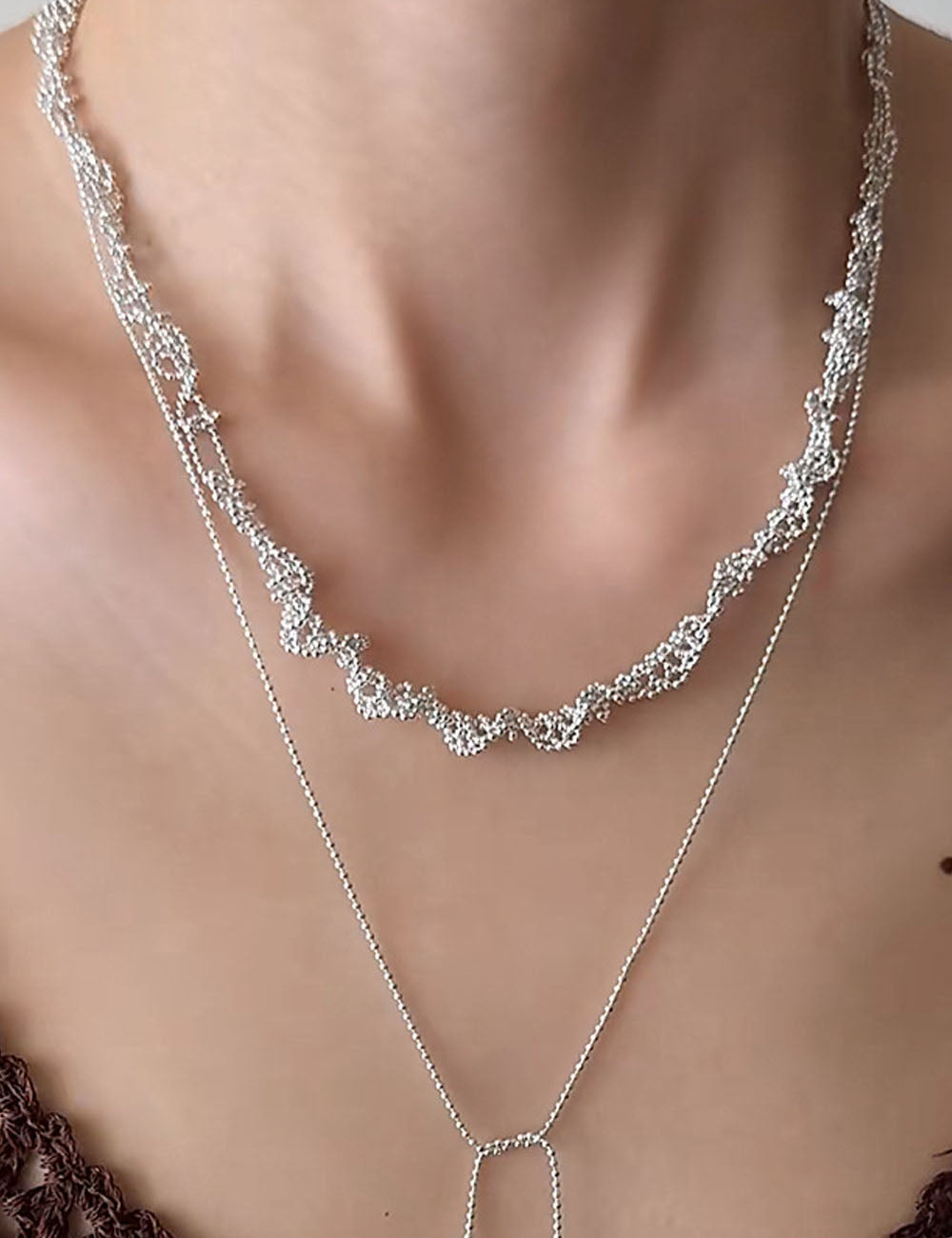 Elegant Irregular Twist Choker Necklace 6W6JNC614