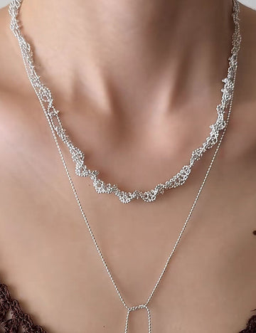 Elegant Irregular Twist Choker Necklace 6W6JNC614