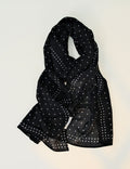 Chic Color Block Polka Dots Silk Scarf 6W6NSI256