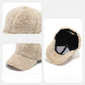 Winter Solid Color Fuzzy Plush Baseball Cap 6W6HAT801