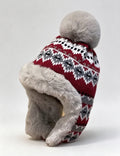 Fair Isle Fleece Trapper Hat - DippedShop Wholesale - #2899