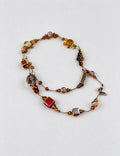Elegant Ceramic Geometric Double Layer Beads Necklace 6W6JNC946