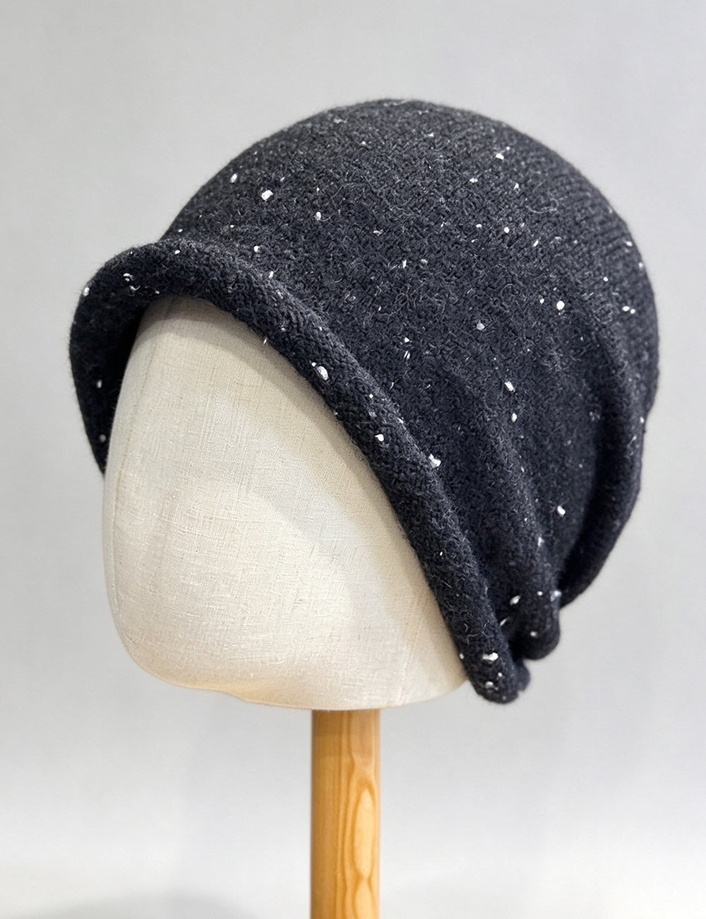 Flecked Rolled Edge Beanie - DippedShop Wholesale - #1315