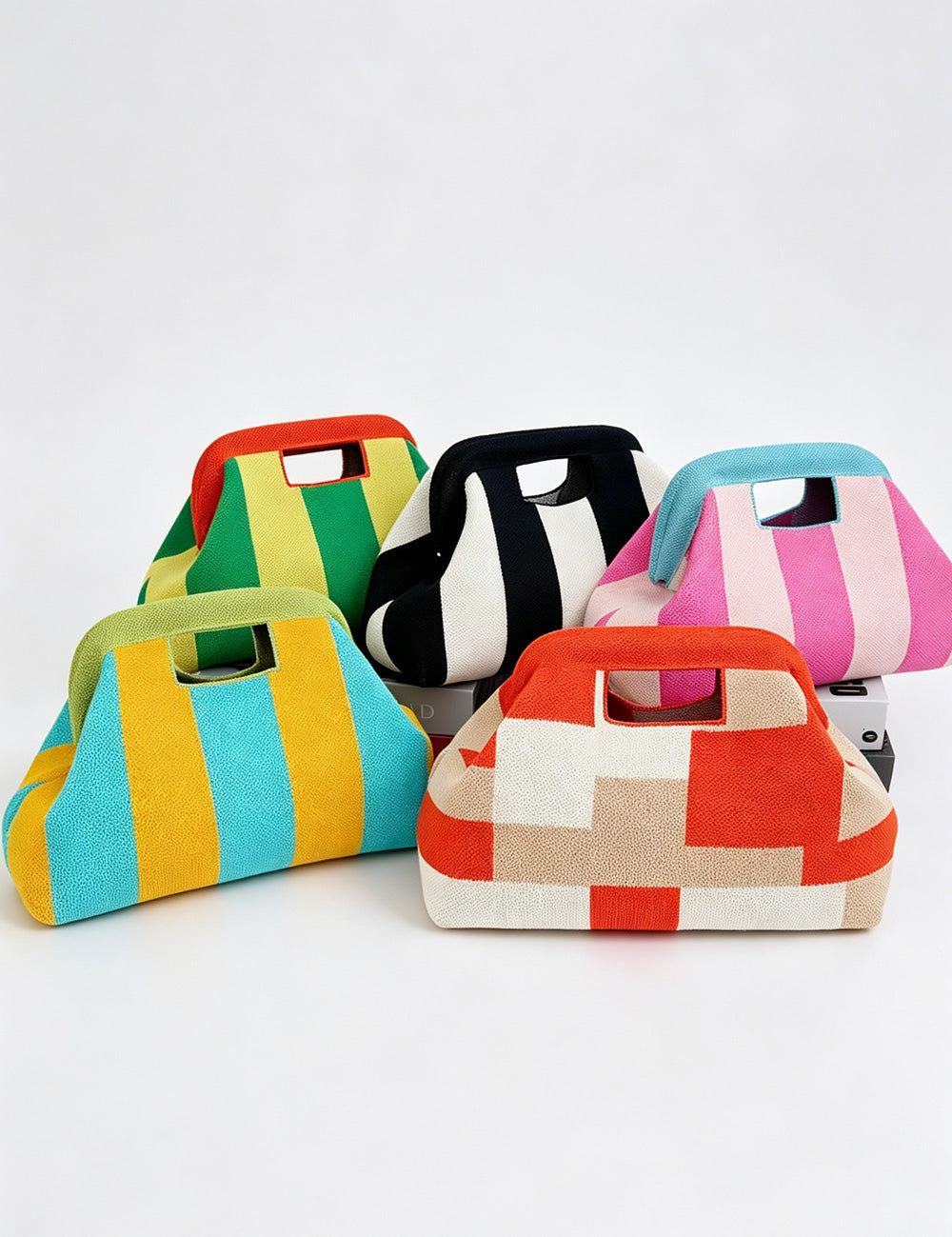 Woven Knit Handbag - DippedShop Wholesale - #3027
