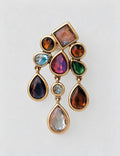 Crystal Teardrop Dangle Earrings - DippedShop Wholesale - #6355