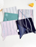 Simple Color Block Polka Dots Silk Scarf 6W6NSI216