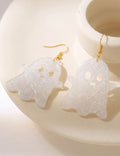 Cute Ghost Halloween Skeleton Dangle Earrings 6W6JER553