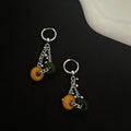 Boho Style Natural Stone Pendant Dangle Earrings 6W6JER605