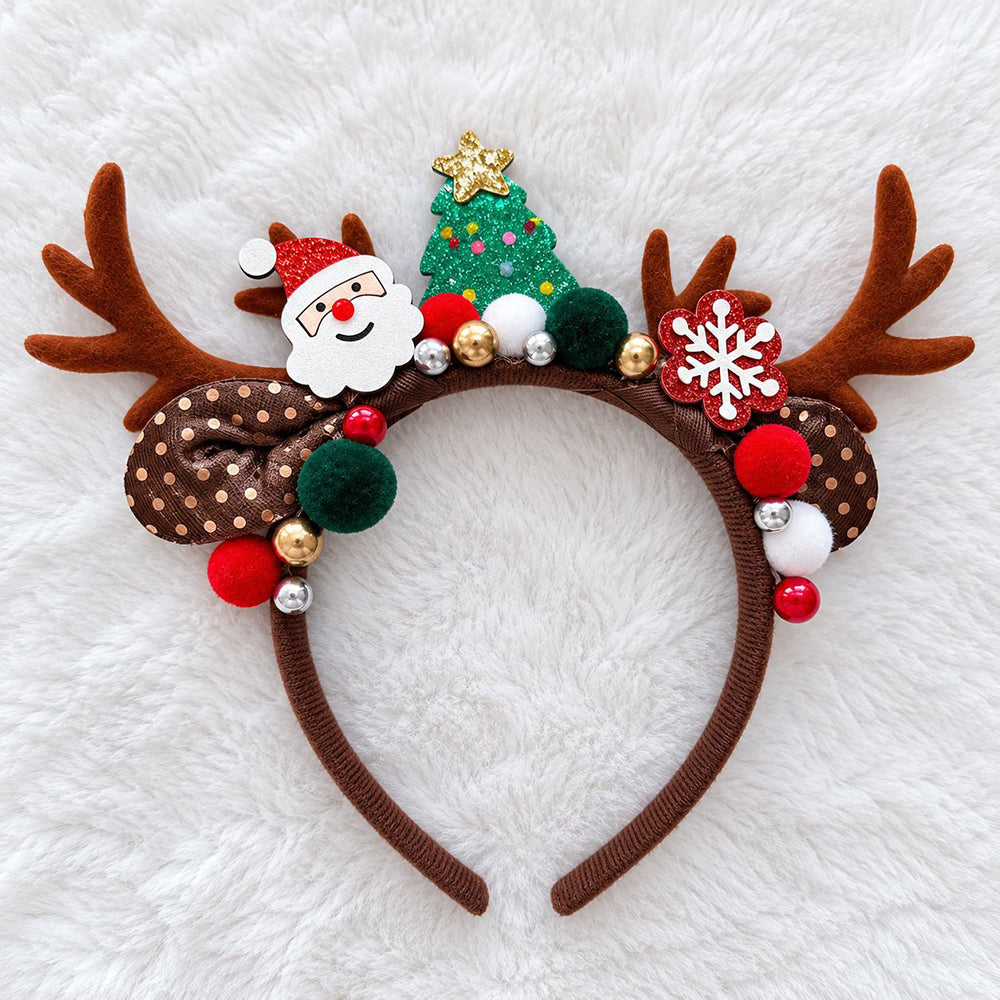 Reindeer Antler Plush Headband - DippedShop Wholesale - #3571