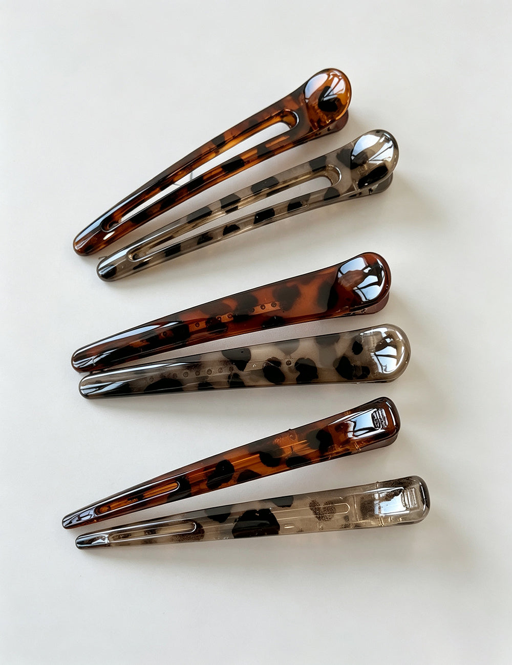 Leopard Tortoise Shell Large Duckbill Hair Clip 6W6HCP1629