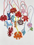 Beaded Sequin Lobster Keychain - DippedShop Wholesale - #4851