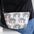 Vintage Floral Embroidery Crossbody Phone - DippedShop Wholesale - #9395
