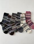 Striped Scrunch Socks - DippedShop Wholesale - #0035