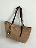 Minimlaist Solid Color Large Capacity Tote Bag 6W10BBG1860