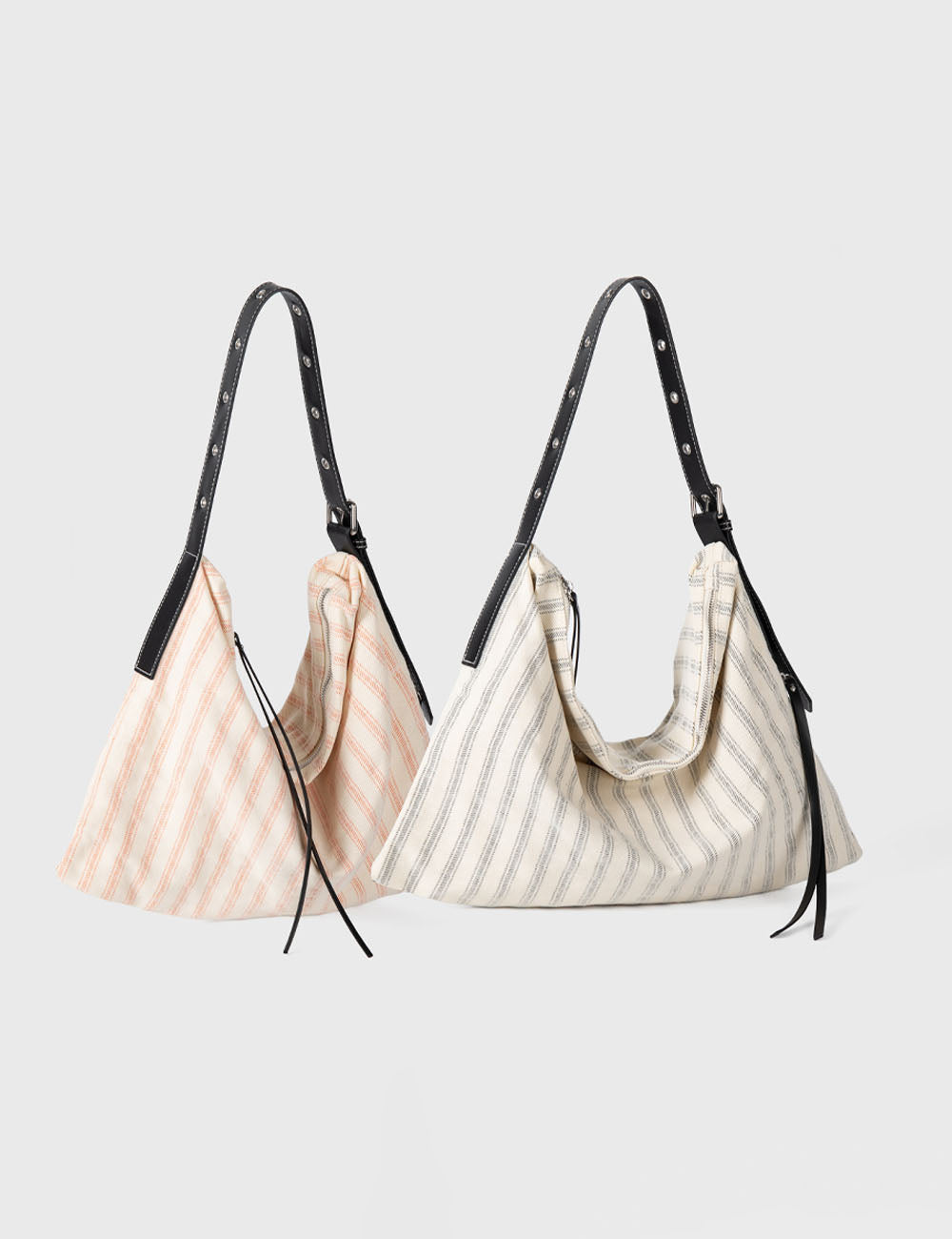 Trendy Striped Print Large Capacity Shoulder Bag 6W10BBG1366