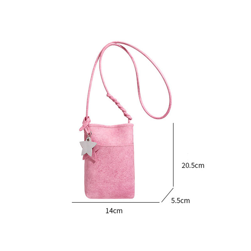 Cute Star Pendnat  Phone Crossbody Bag 6W10BBG1372