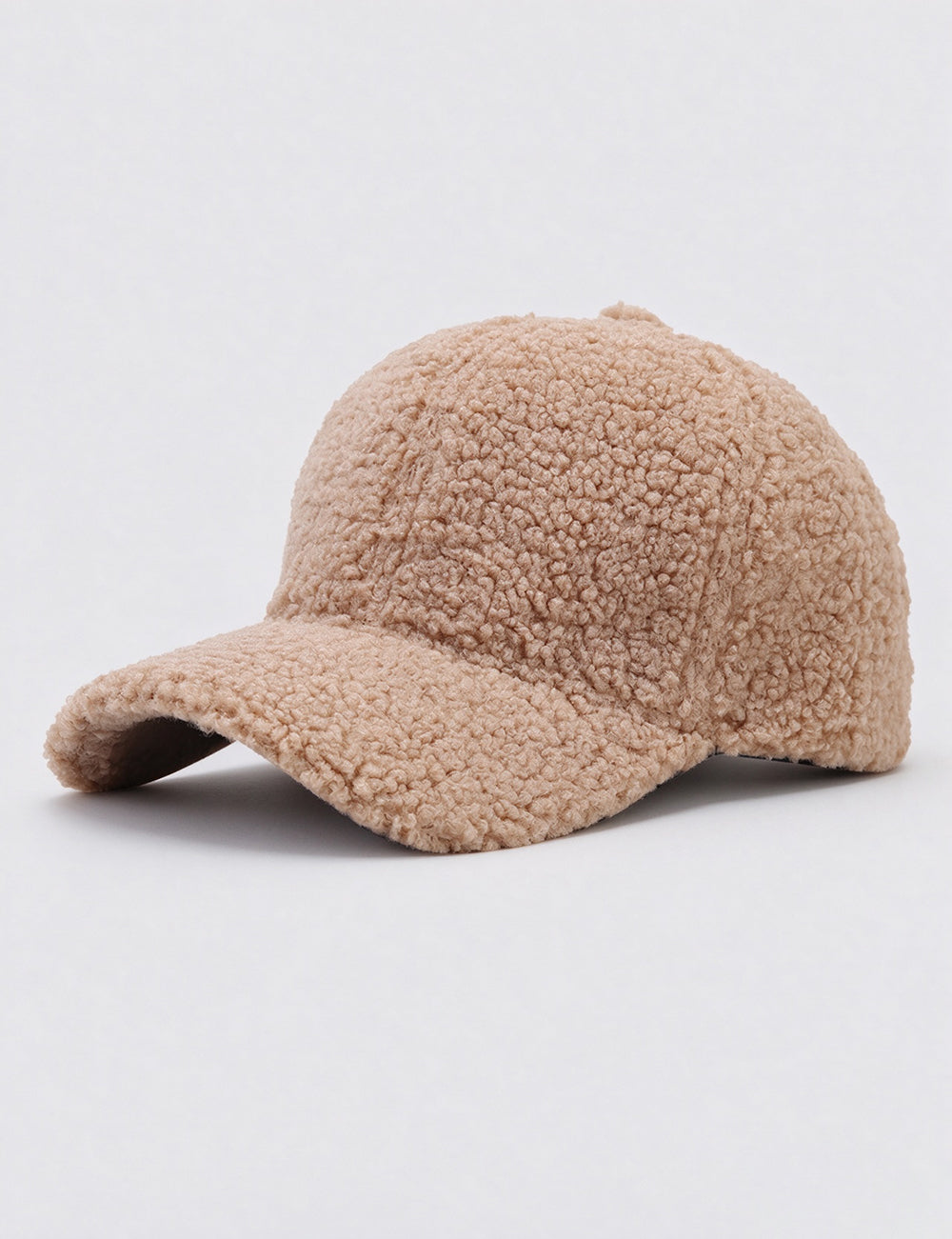 Winter Solid Color Fuzzy Plush Warm Baseball Cap 6W6HAT925