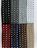Metal Rivet Elastic Headband - DippedShop Wholesale - #3011